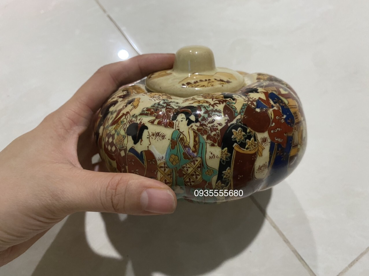 Đôi bầu gốm tích sasuma
