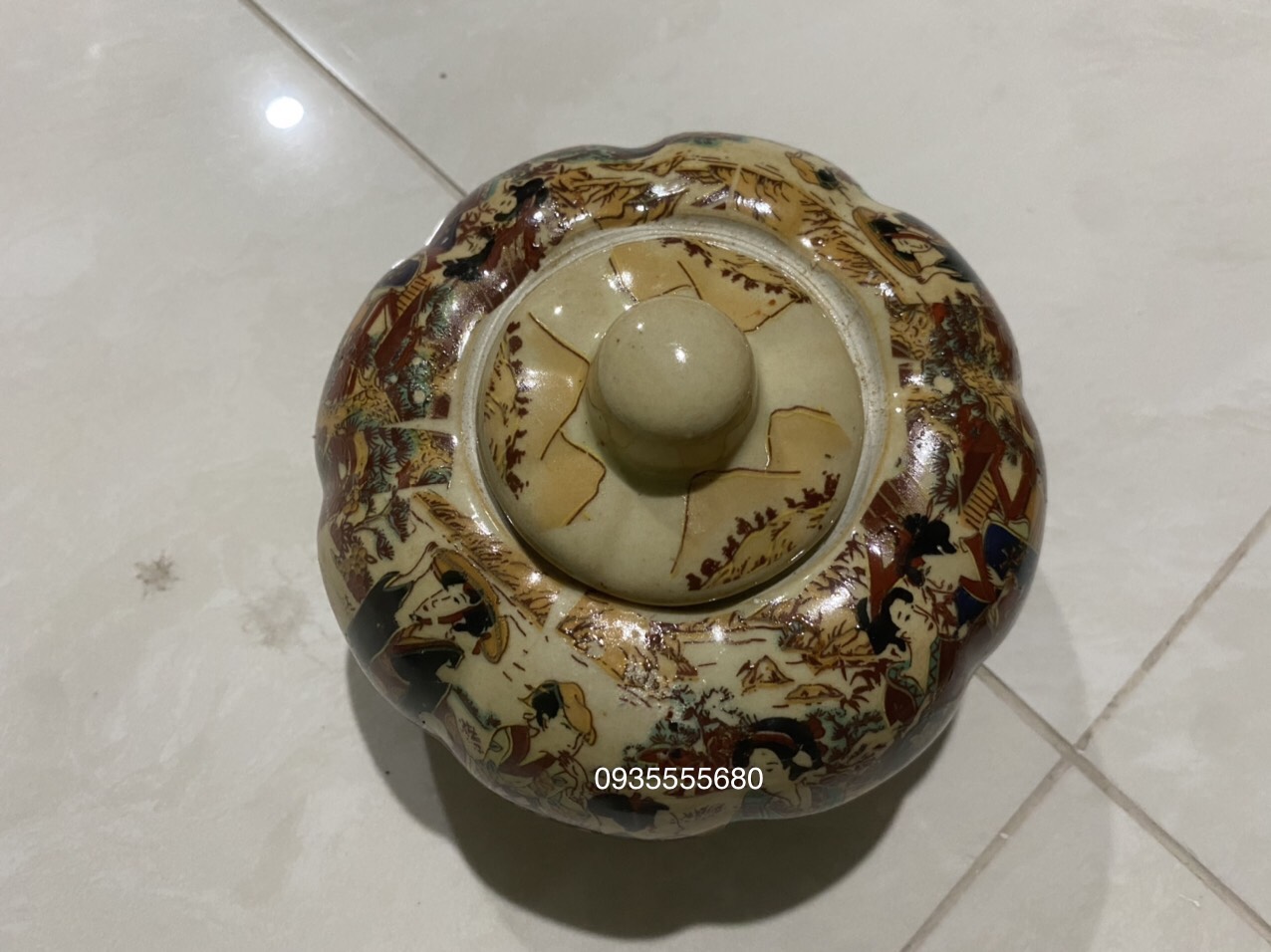 Đôi bầu gốm tích sasuma