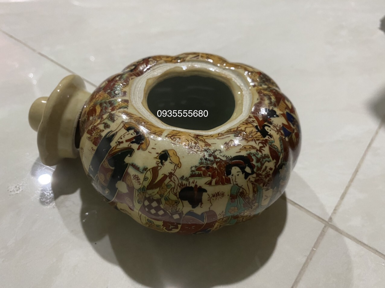 Đôi bầu gốm tích sasuma