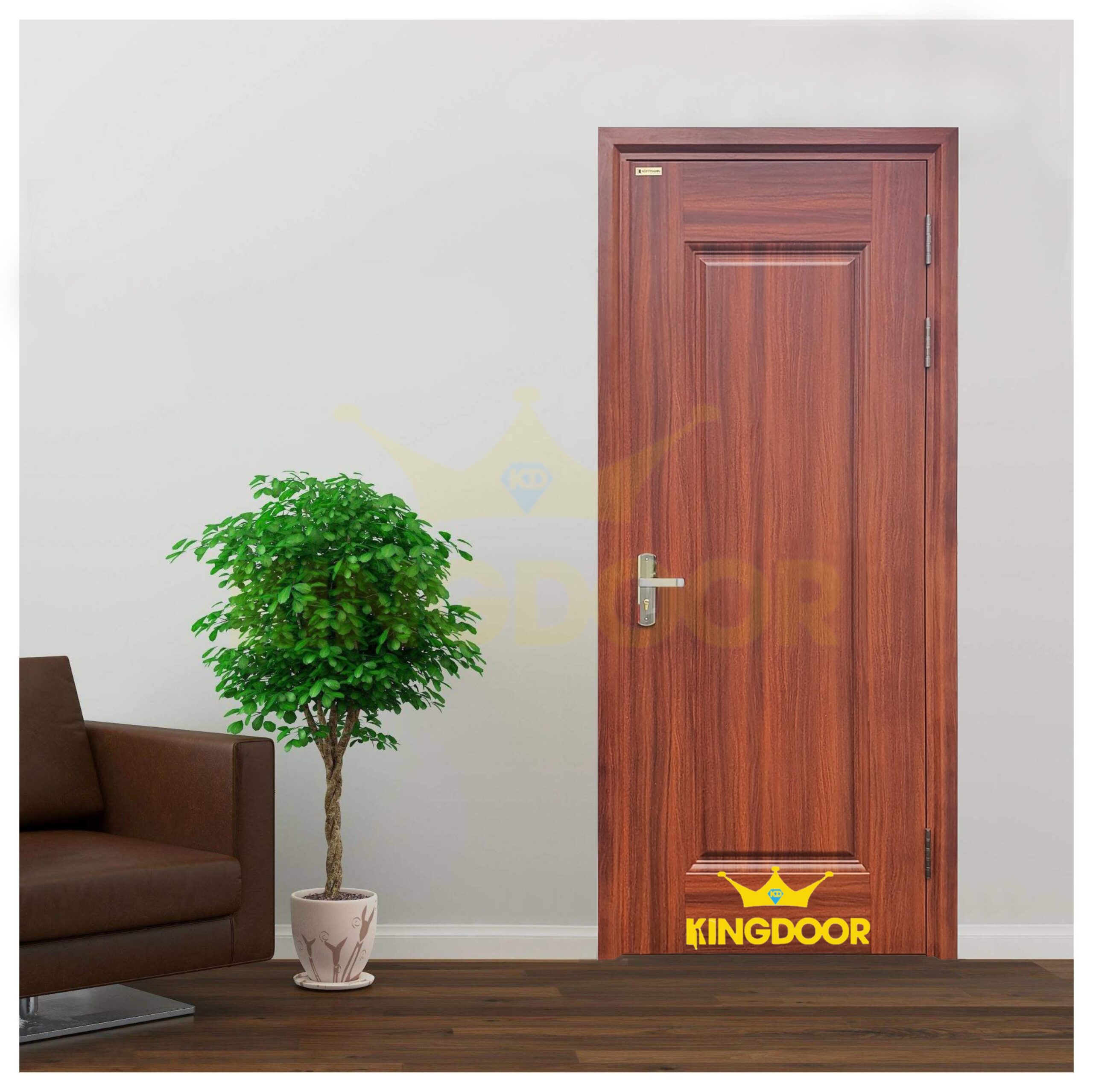 Cửa thép vân gỗ Kingdoor , sang trọng, đẹp mắt và tinh tế