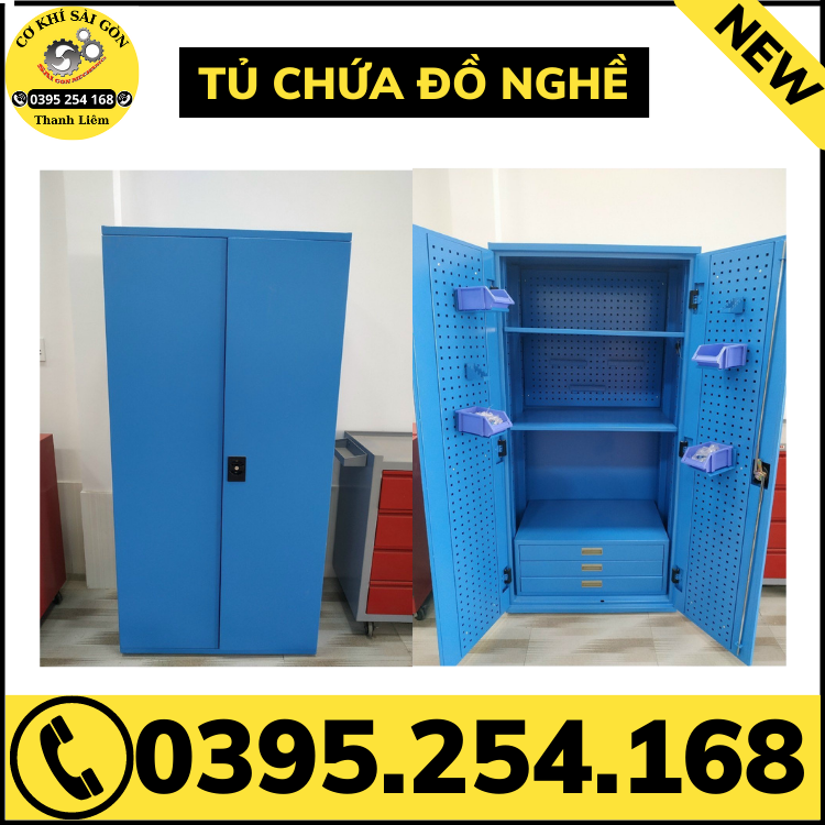Tủ đựng dụng cụ đồ nghề chuyên dụng cho các kho xưởng công nghiệp
