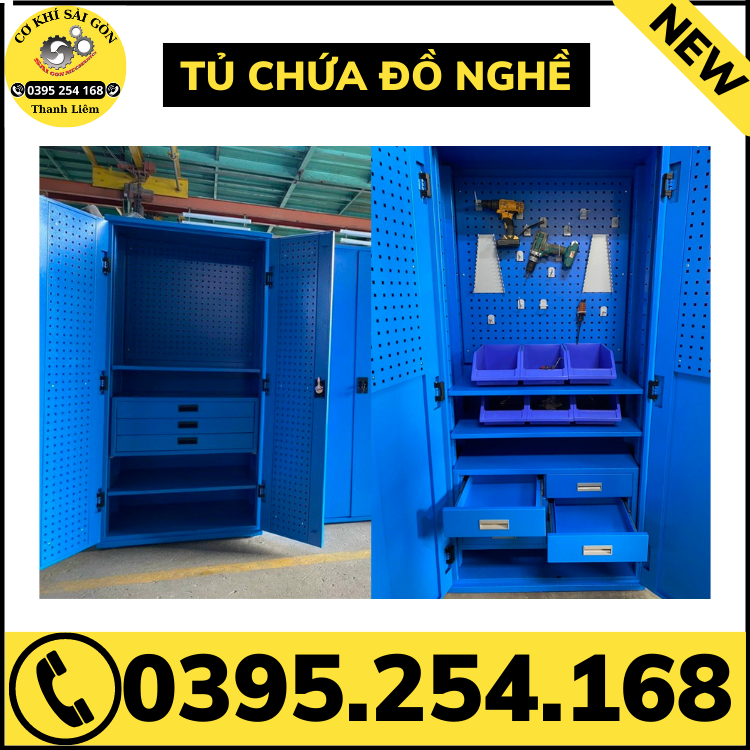 Tủ đựng dụng cụ đồ nghề chuyên dụng cho các kho xưởng công nghiệp