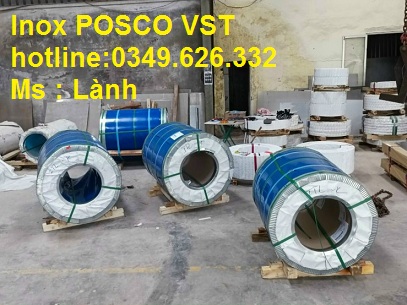 Inox 304 giá tốt tại Hà Nội. Inox băng, cuộn, tấm POSCO