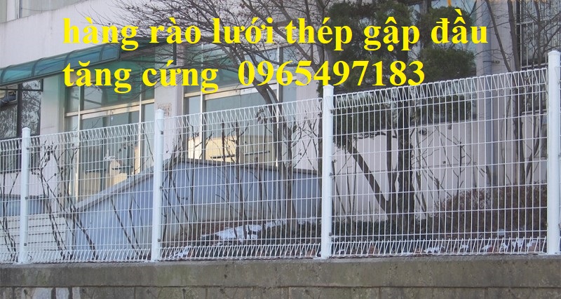 Hàng rào lưới thép chấn sóng, hàng rào gập đầu, hàng rào lưới thép hàn
