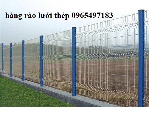 Hàng rào lưới thép chấn sóng, hàng rào gập đầu, hàng rào lưới thép hàn