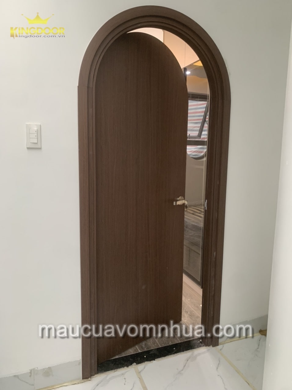 Mẫu cửa vòm nhựa composite, mẫu cửa đẹp giá rẻ
