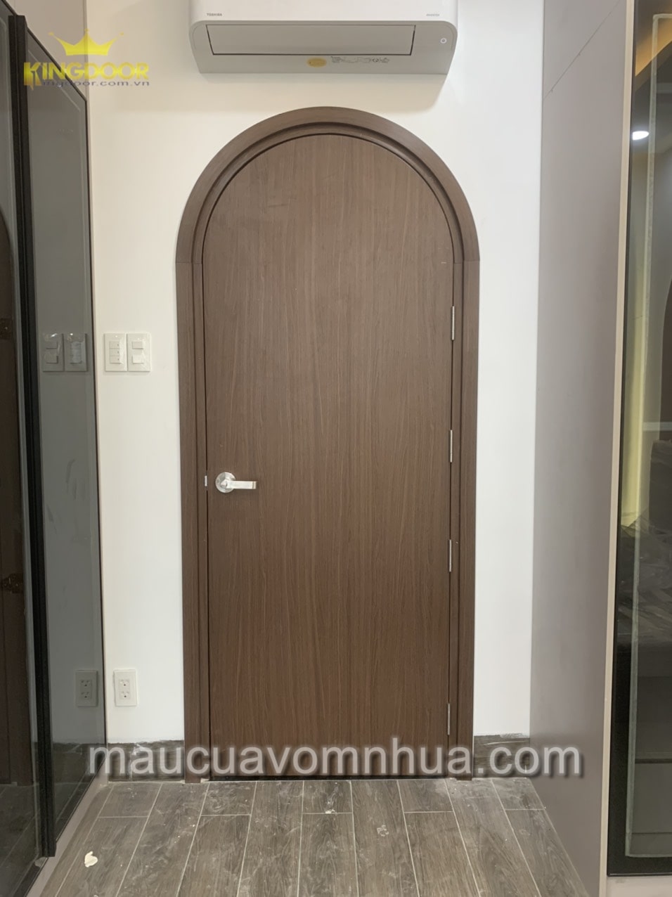 Mẫu cửa vòm nhựa composite, mẫu cửa đẹp giá rẻ