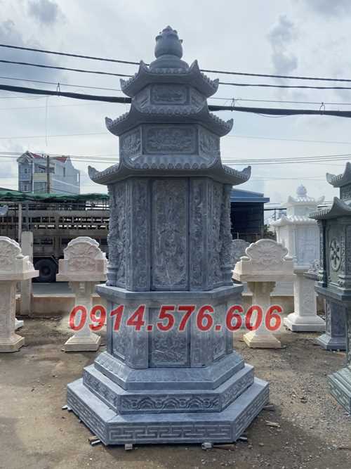 Bảo tháp mộ sư bằng đá tự nhiên đẹp bán tại đồng nai