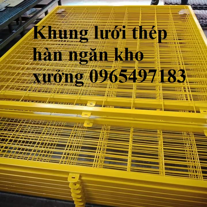 Khung lưới thép ngăn kho, xưởng, hàng rào ngăn kho, vách lưới ngăn kho