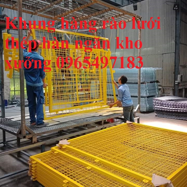 Khung lưới thép ngăn kho, xưởng, hàng rào ngăn kho, vách lưới ngăn kho