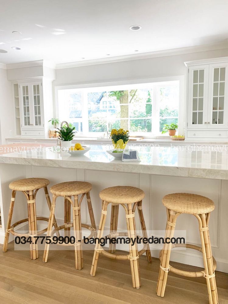 Ghế bar mây tre đan cao cấp - Mây Tre Lục Bình