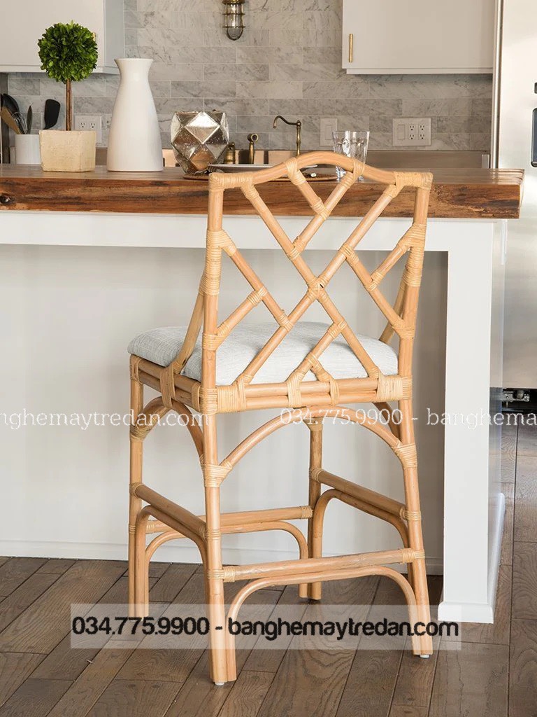 Ghế bar mây tre đan cao cấp - Mây Tre Lục Bình