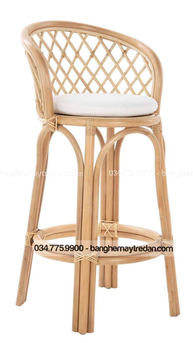 Ghế bar mây tre đan cao cấp - Mây Tre Lục Bình