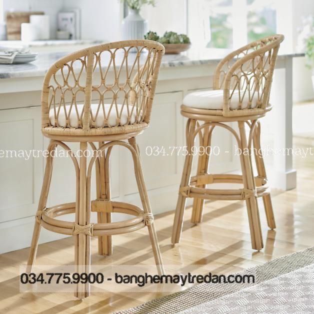 Ghế bar mây tre đan cao cấp - Mây Tre Lục Bình
