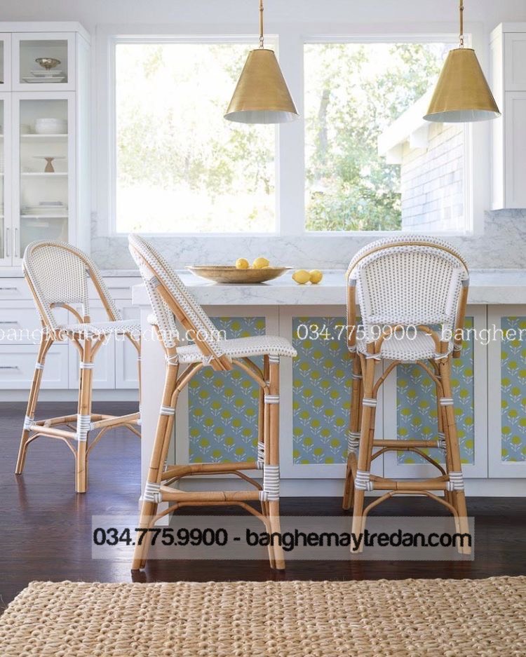 Ghế bar mây tre đan cao cấp - Mây Tre Lục Bình