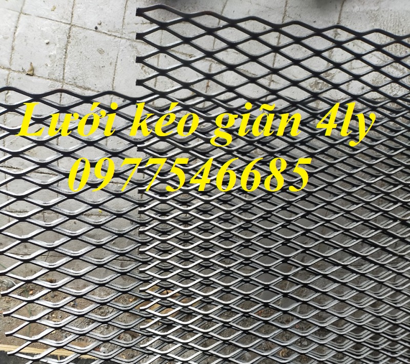 Lưới mắt cáo, lưới kéo giãn, lưới hình thoi trang trí