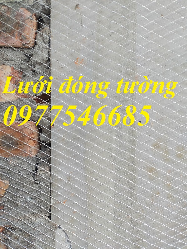 Lưới trát tường, lưới đóng tường chống nứt tại Hà Nội