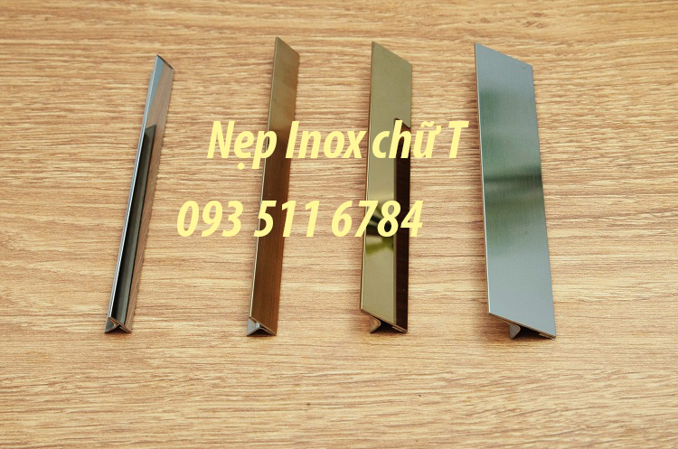 Nẹp Inox T8 T15 T20 màu vàng Nẹp Inox giá rẻ giao hàng toàn quốc