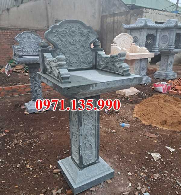 Bàn đá thờ thiên - Mẫu bàn thờ thiên bằng đá xanh đẹp bán Ninh Thuận