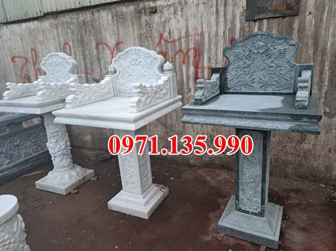 Bàn thờ thiên đá đẹp - Mẫu bàn thờ thiên bằng đá xanh bán Bình Định