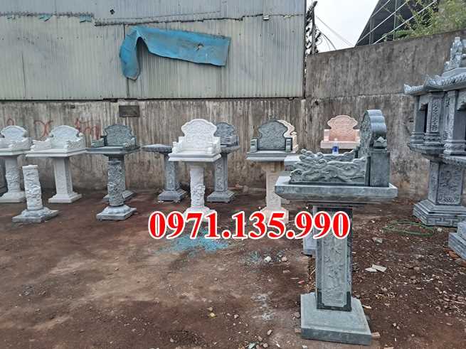 Bàn thờ thiên đá đẹp - Mẫu bàn thờ thiên bằng đá xanh bán Bình Định