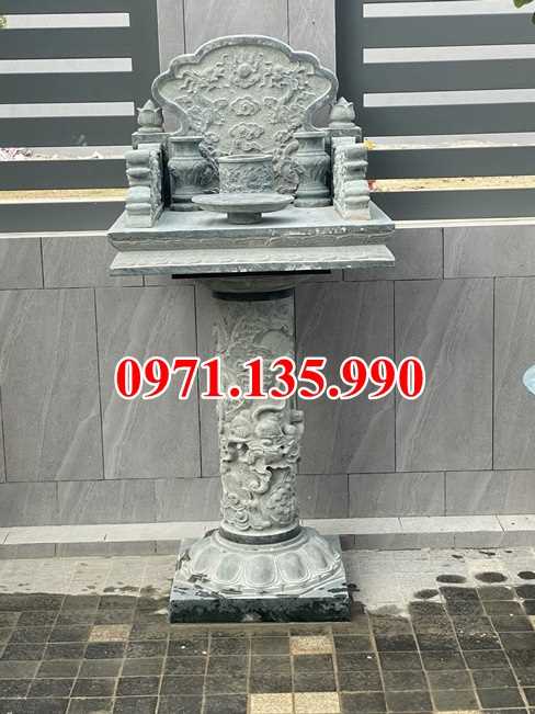 Bàn thờ thiên đá đẹp - Mẫu bàn thờ thiên bằng đá xanh bán Bình Định