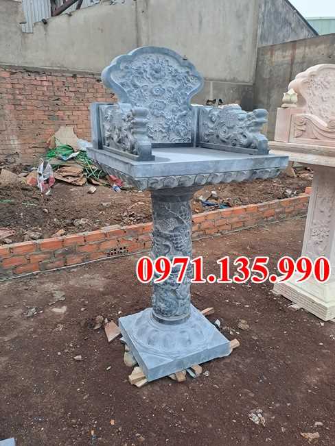 Bàn thờ thiên đá đẹp - Mẫu bàn thờ thiên bằng đá xanh bán Bình Định