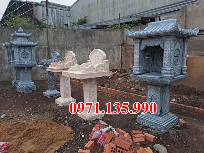 Bàn thờ thiên đá đẹp - Mẫu bàn thờ thiên bằng đá xanh bán Bình Định