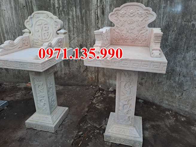 Bàn thờ thiên đá đẹp - Mẫu bàn thờ thiên bằng đá xanh bán Bình Định