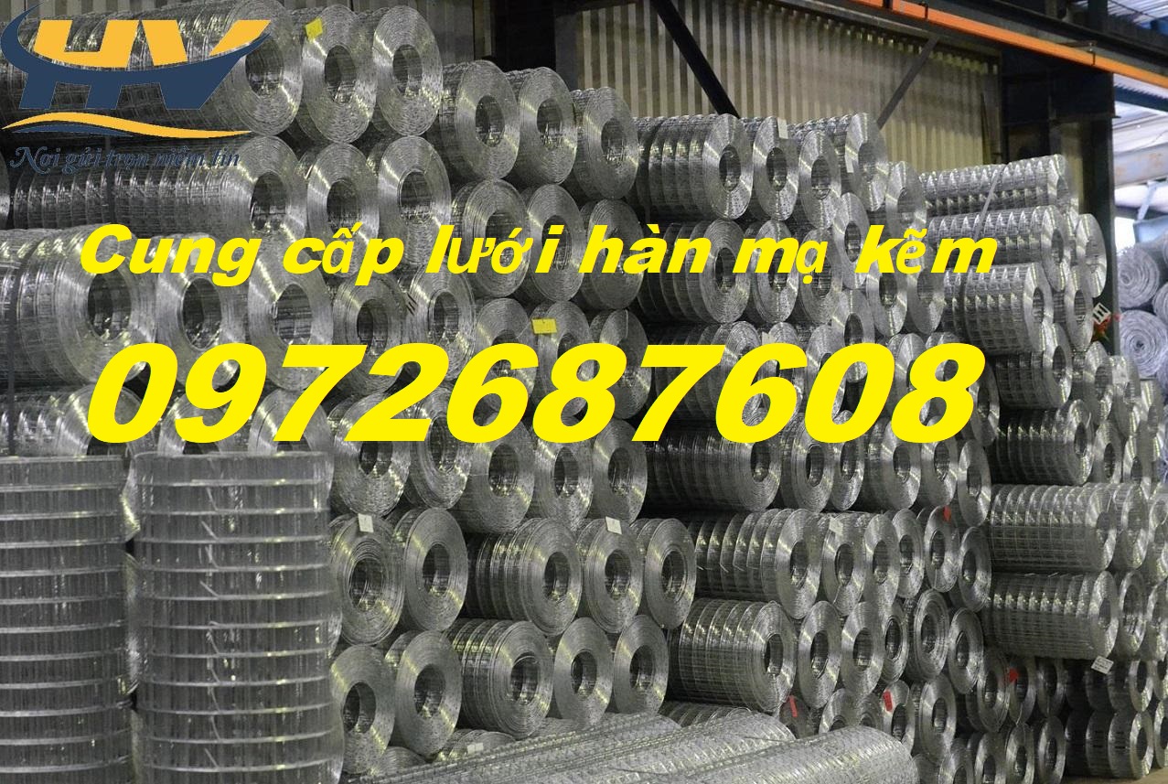 Lưới thép hàn ô vuông mạ kẽm dây 3 ly ô 50x50 hàng có sắn tại TP HCM