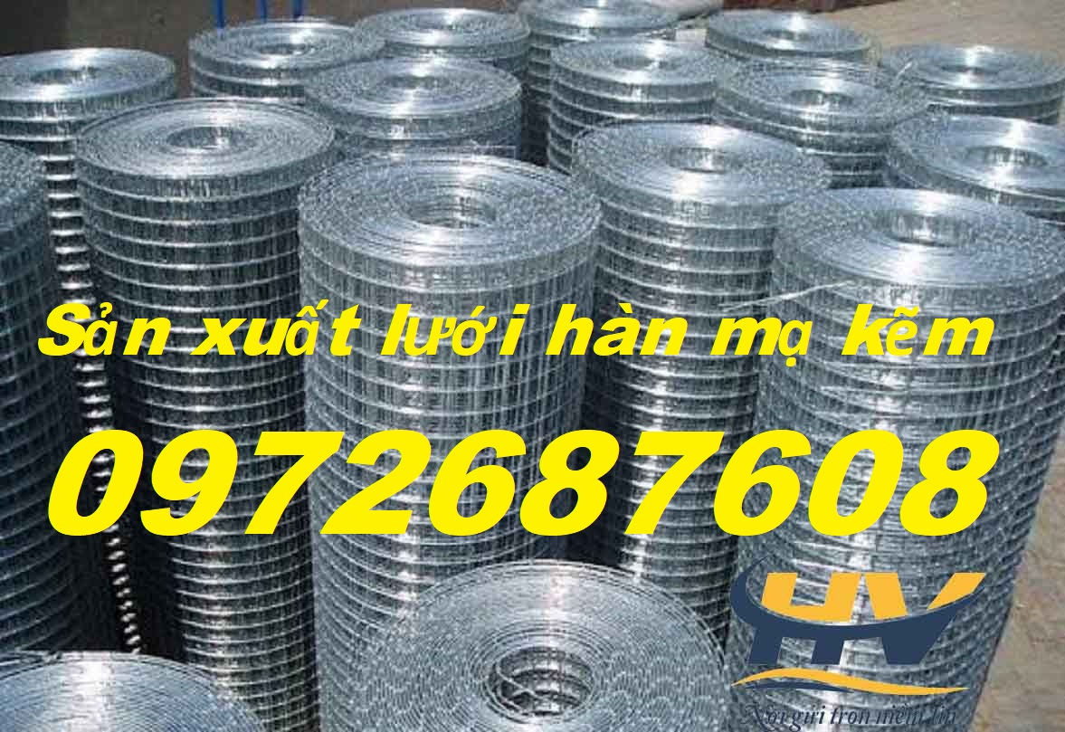 Lưới thép hàn ô vuông mạ kẽm dây 3 ly ô 50x50 hàng có sắn tại TP HCM