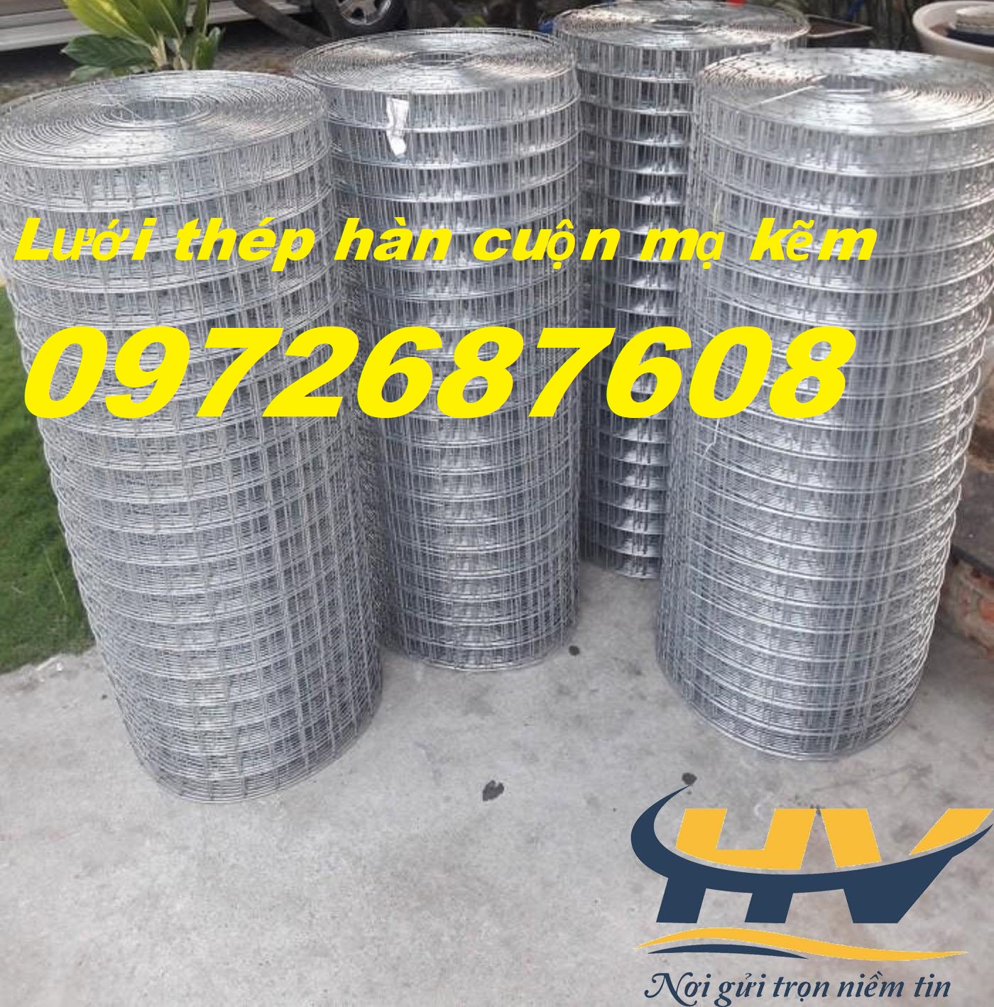Lưới thép hàn ô vuông mạ kẽm dây 3 ly ô 50x50 hàng có sắn tại TP HCM