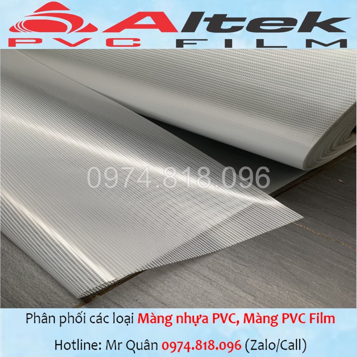 Tổng kho màng nhựa pvc, màng nhựa dẻo Altek Pvc Film