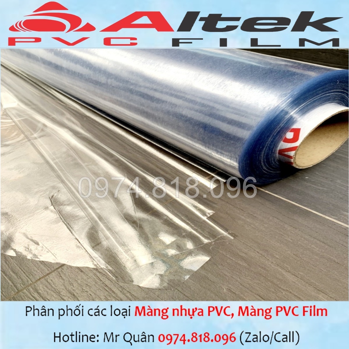 Tổng kho màng nhựa pvc, màng nhựa dẻo Altek Pvc Film