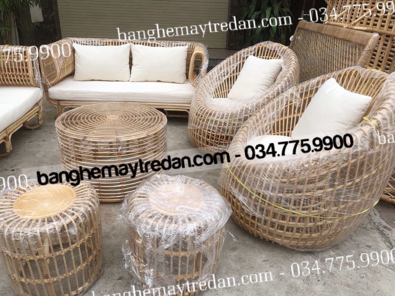 Sofa tổ yến đậm phong cách nội thất Tropical