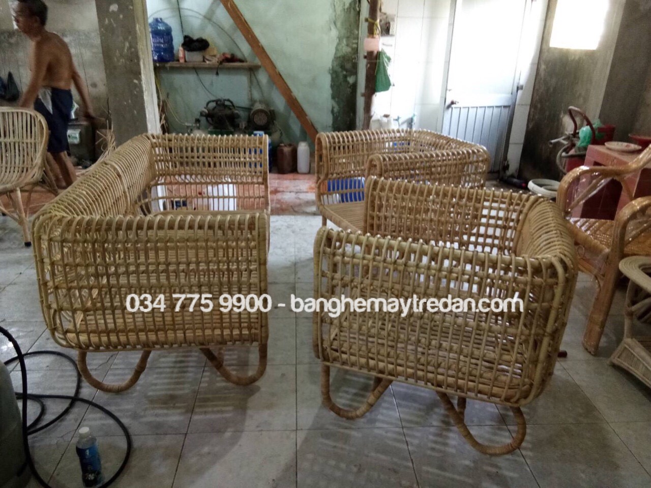 Sofa tổ yến đậm phong cách nội thất Tropical