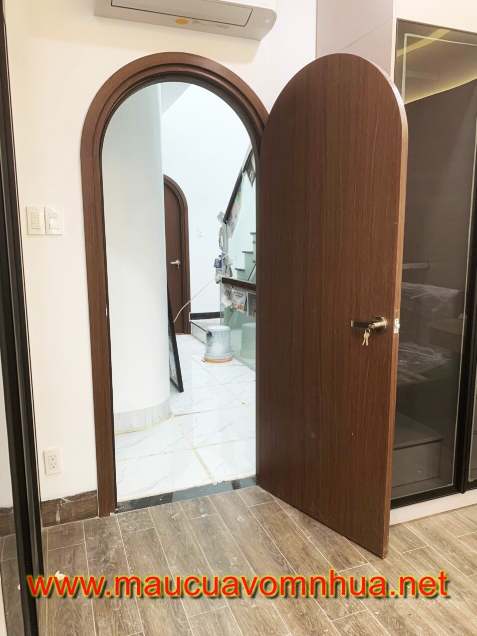 Cửa nhựa vòm Composite hiện đại  Mẫu cửa đẹp