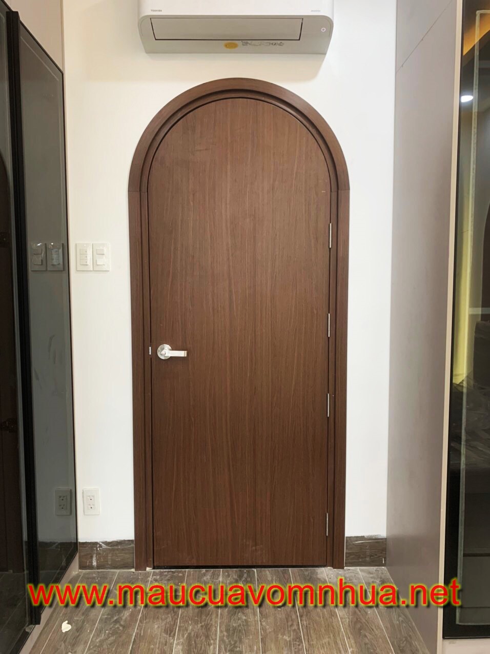 Cửa nhựa vòm Composite hiện đại  Mẫu cửa đẹp