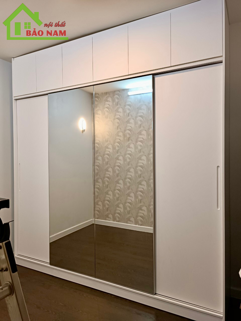 Tủ quần áo cánh kính lùa hiện đại - Nội Thất Bảo Nam 0935.314.353