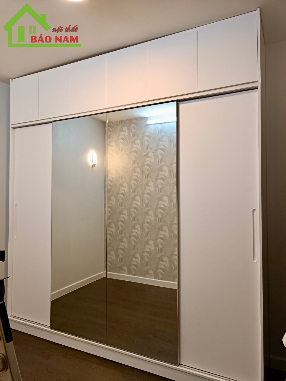Tủ quần áo cánh kính lùa hiện đại - Nội Thất Bảo Nam 0935.314.353