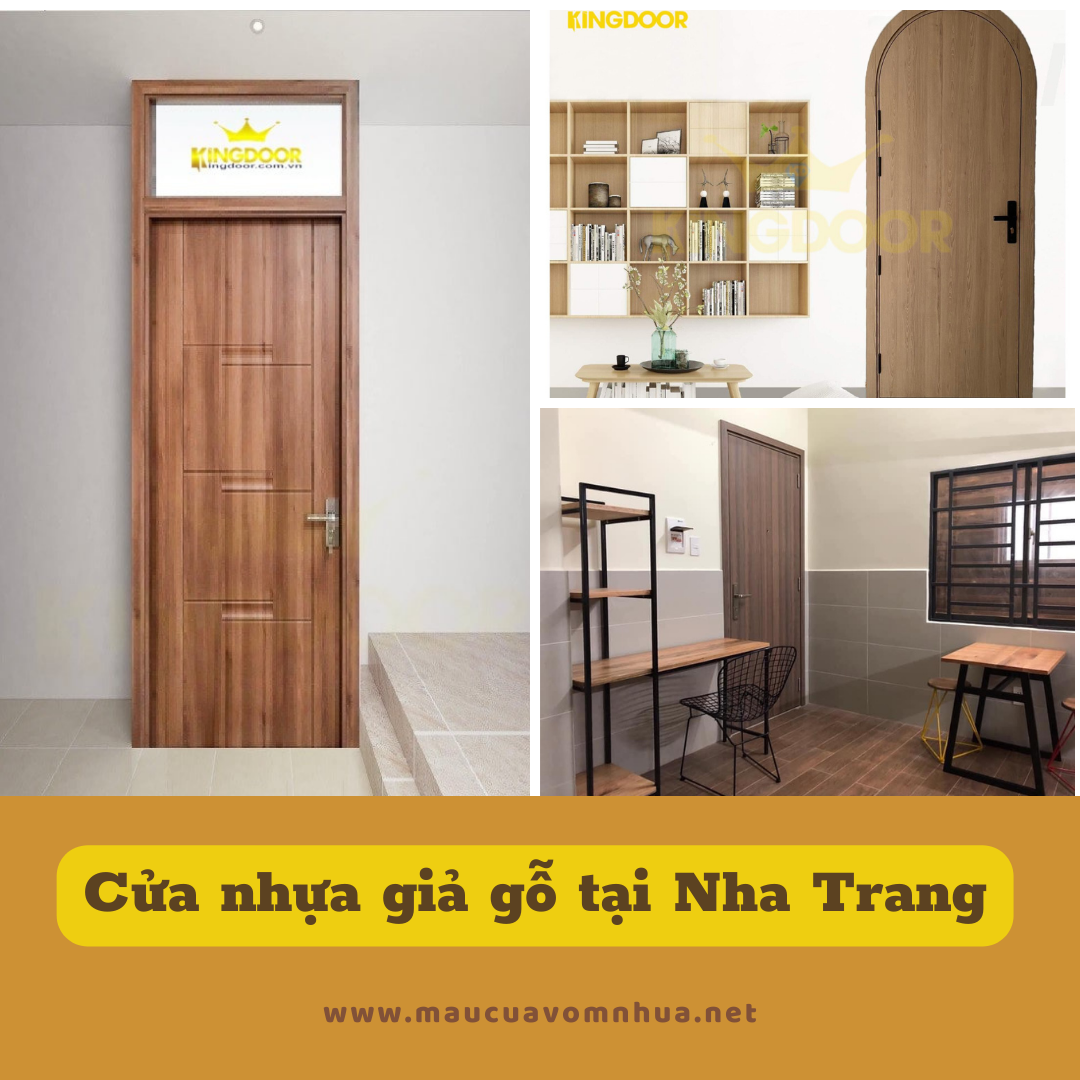 Báo giá cửa nhựa giả gỗ tại Nha Trang Mẫu cửa đẹp