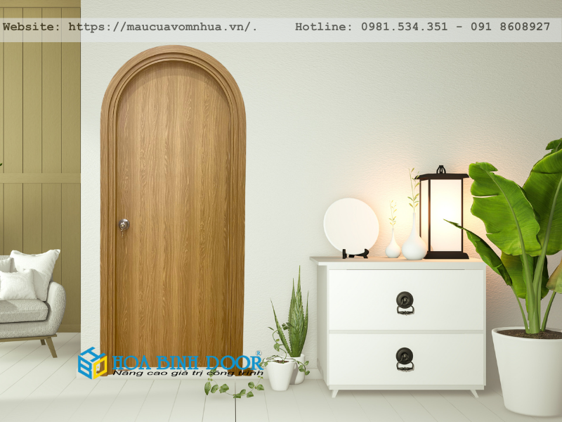 Cửa vòm nhựa tại quận 9 - Cửa nhựa Composite
