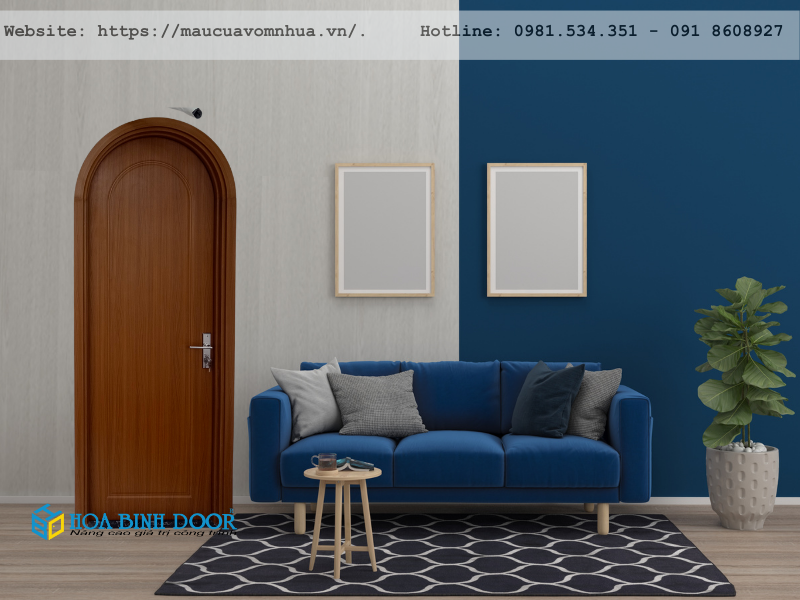 Cửa vòm nhựa tại quận 9 - Cửa nhựa Composite