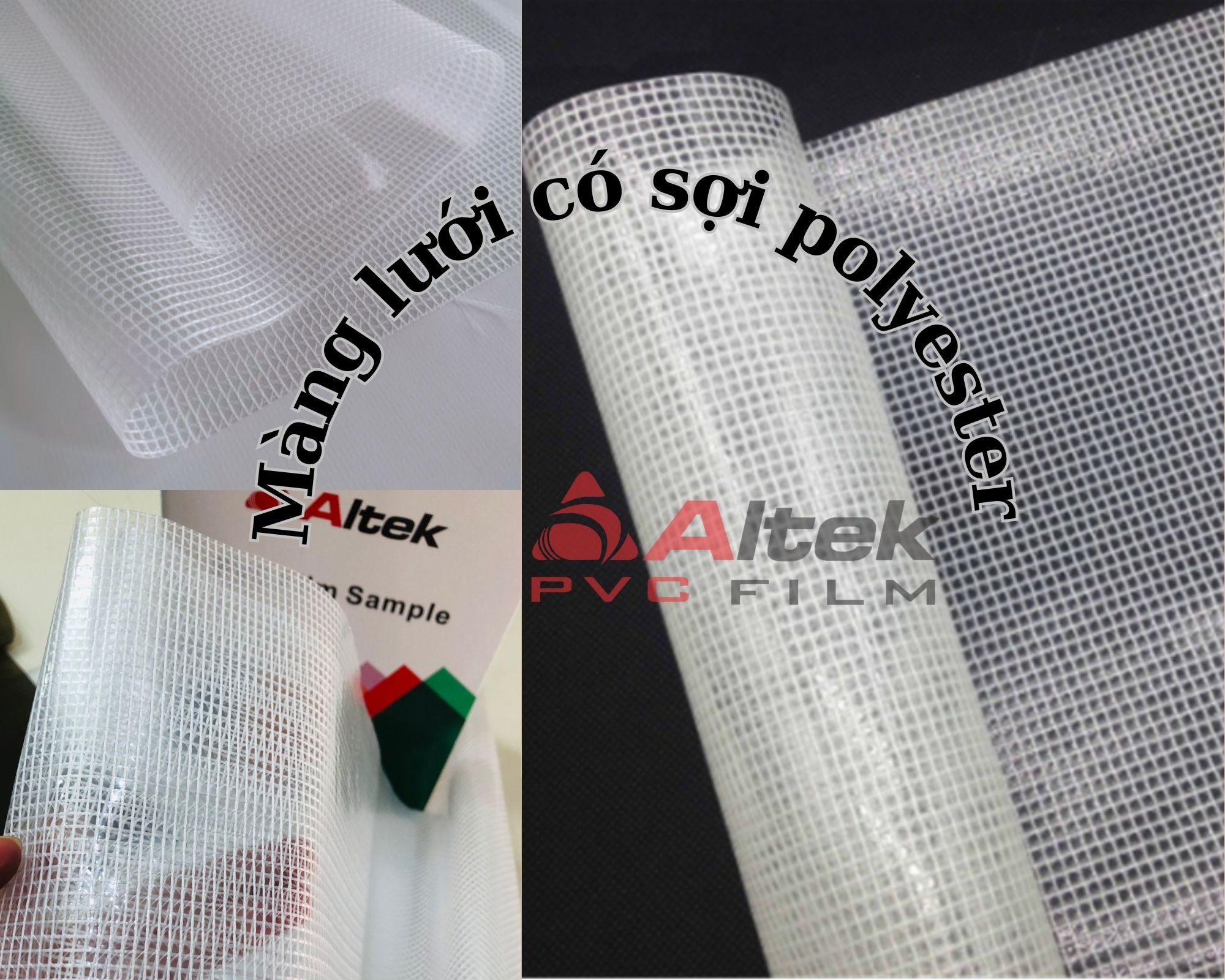 Màng pvc có sợi polyester - kẹp lưới nhỏ bán tại sài gòn