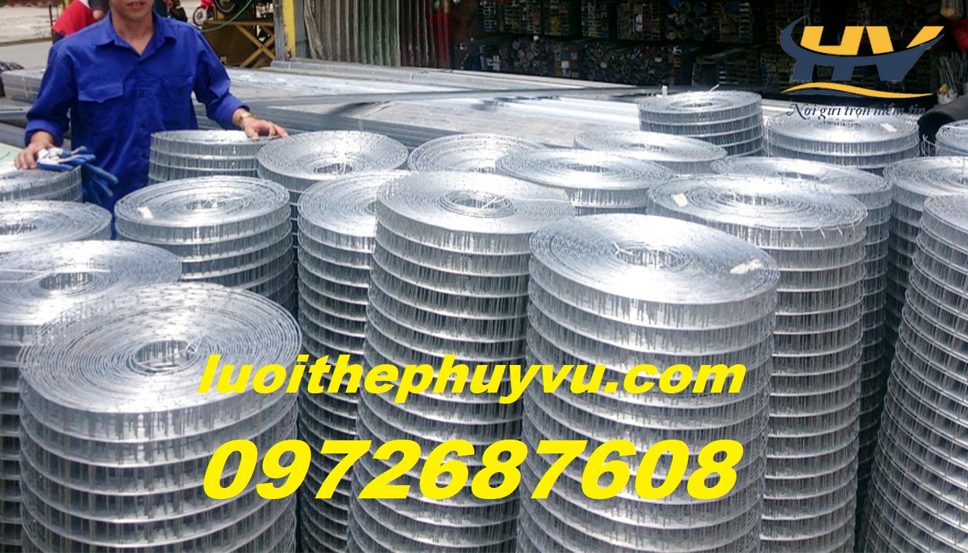 Lưới thép ô vuông, lưới thép mạ kẽm D3 Ô5050 tại TP HCM