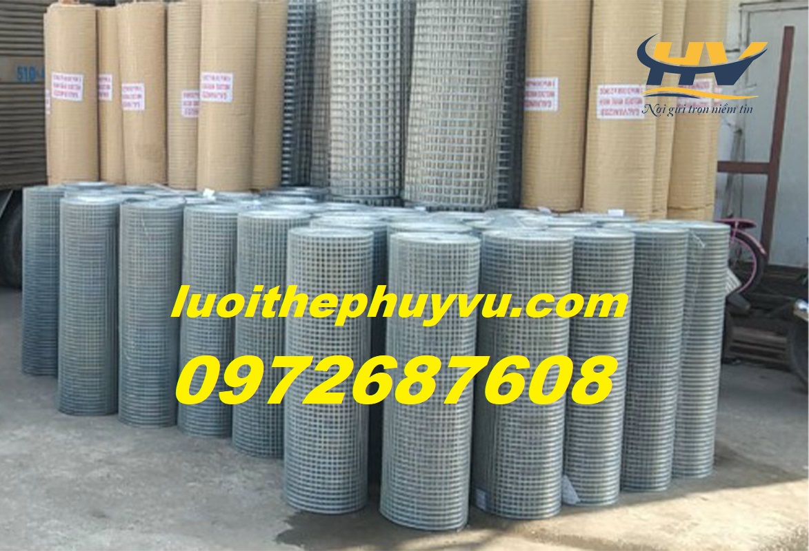 Lưới thép ô vuông, lưới thép mạ kẽm D3 Ô5050 tại TP HCM