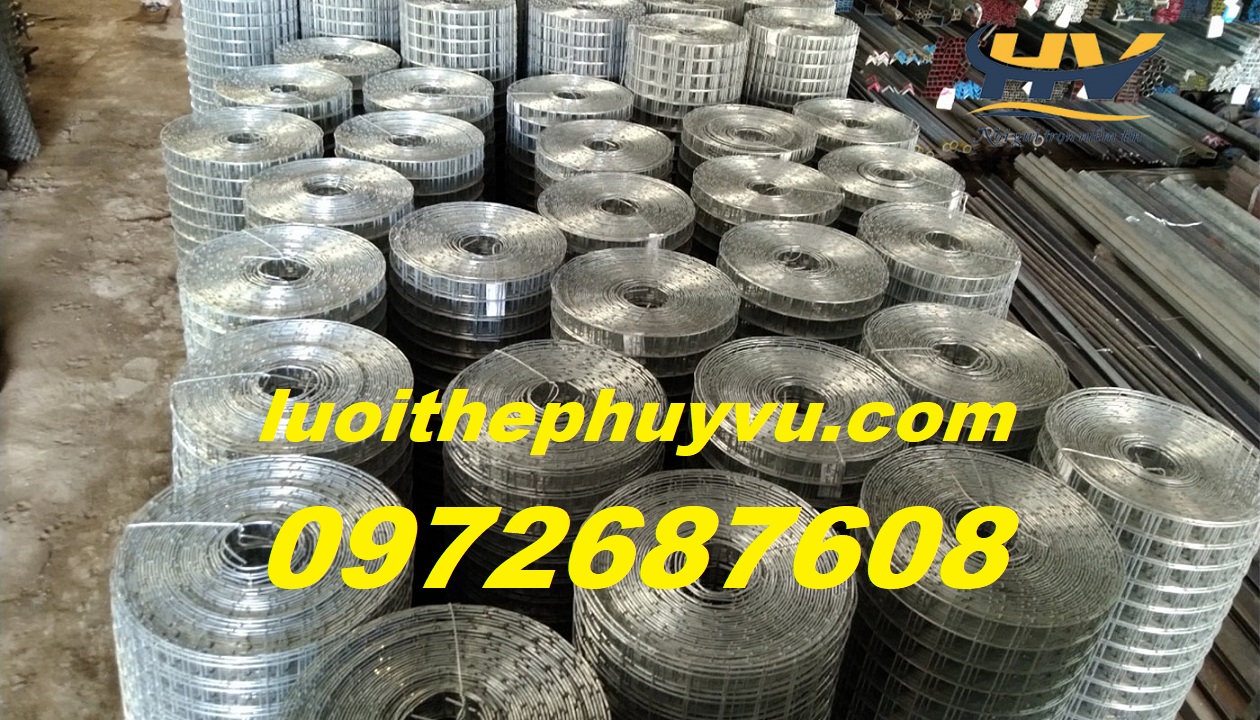 Lưới thép ô vuông, lưới thép mạ kẽm D3 Ô5050 tại TP HCM