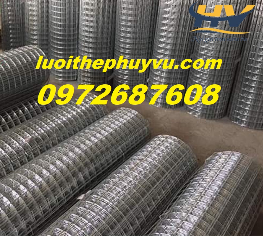 Lưới thép ô vuông, lưới thép mạ kẽm D3 Ô5050 tại TP HCM
