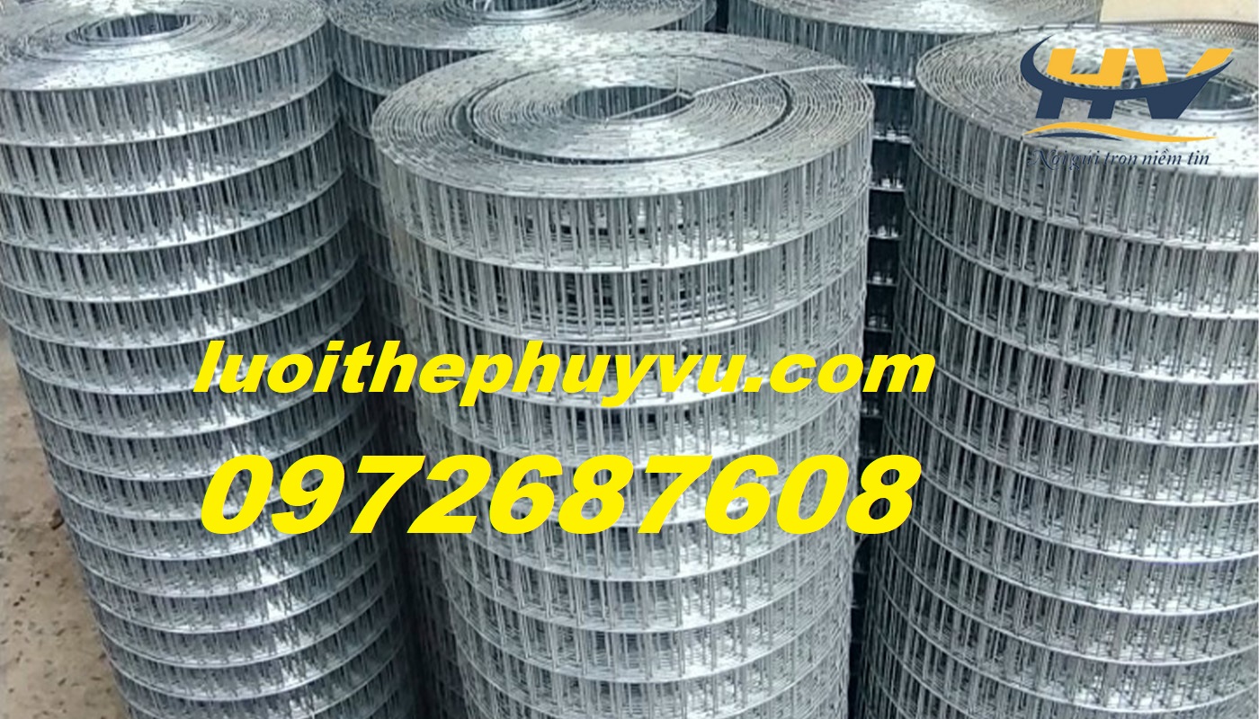 Lưới thép ô vuông, lưới thép mạ kẽm D3 Ô5050 tại TP HCM
