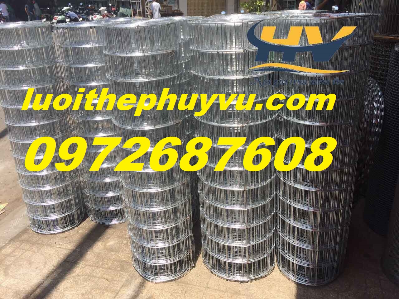 Lưới thép ô vuông, lưới thép mạ kẽm D3 Ô5050 tại TP HCM